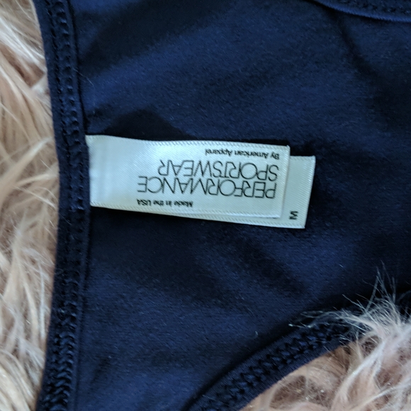 3/25$ American Apparel Navy Blue Sports Bra Medium - Picture 3 of 4